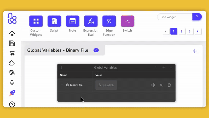 BinaryFile Variable