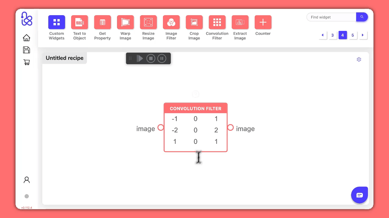 Convolution Matrix Settings