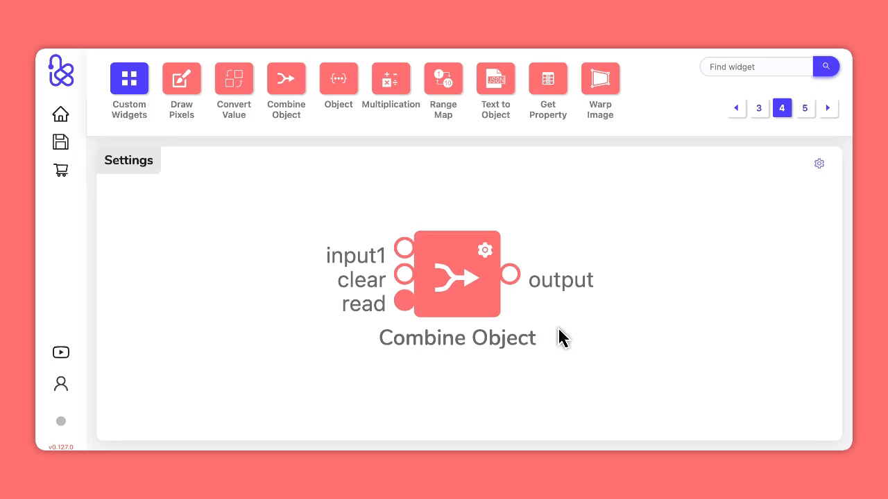 Combine Object Settings